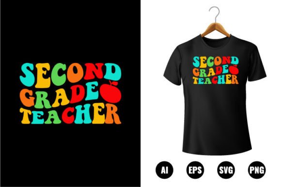 2nd Grade Teacher T-shirt Design