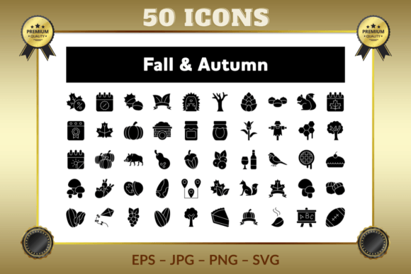 Exploring Fall Autumn Glyph Icons: A Comprehensive Guide