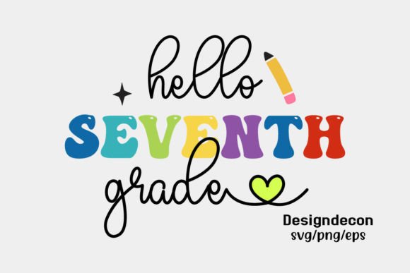 Hello Seventh Grade Retro SVG: A Practical Design Resource for Educators and Creators