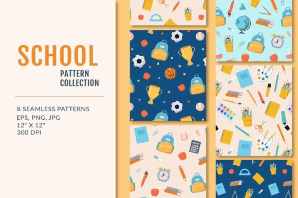 School Pattern Collection: A Versatile Resource for Design Enthusiasts